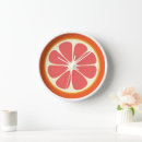 Buscar con sabor a fruta relojes de pared Tropical