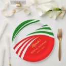 Buscar bandera italiana papel platos Invitados