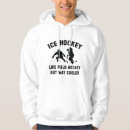 Buscar hockey sobre hielo sudaderas Divertido