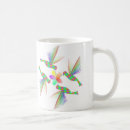 Buscar colibrí y flores tazas Colibríes