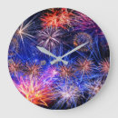 Buscar fuegos artificiales relojes de pared 4 de julio