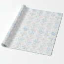 Buscar floral papel de regalo Patrón
