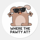 Buscar doggie pegatinas Amante del perro