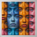 Buscar rostro humano posters Mujer