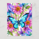 Buscar mariposa azul postales Flores