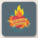 Buscar dia de los muertos posavasos Floral