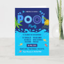 Buscar piscina azul invitaciones General y unisex