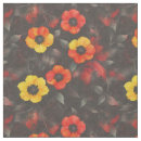 Buscar fondo rojo telas Flores