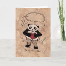 Buscar panda del amor tarjetas Para ella