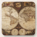 Buscar mapa del mundo vintage posavasos Geografía