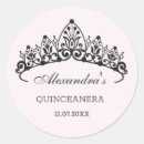 Buscar tiara quinceanera pegatinas 15 º cumpleaños