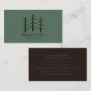 Buscar logotipo del árbol tarjetas de visita Jardinería