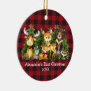 Buscar lumberjack adornos Primera navidad de bebé