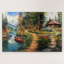 Buscar de la cabina puzzles Bosque