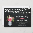 Buscar chalkboard invitaciones Tarro de albañil