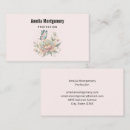 Buscar capullos rosa tarjetas de visita Elegante