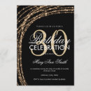 Buscar luces de la secuencia invitaciones Oro