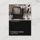 Buscar television tarjetas de visita Negocio