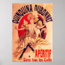 Buscar mujeres y vino posters Café