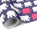 Buscar elefantes rosados papel de regalo Animales