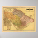 Buscar ciudades y pueblos posters Mapa
