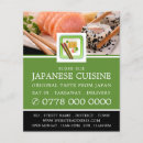 Buscar japonés flyers Sushi
