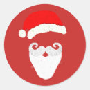 Buscar bigote rojo pegatinas Santa
