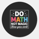 Buscar matemáticas pegatinas Maestro