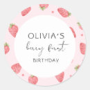 Buscar baya pegatinas Primer cumpleaños