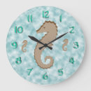 Buscar caballo mar de relojes de pared Agua