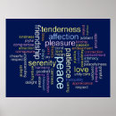 Buscar amor y felicidad de la paz posters Inspirador