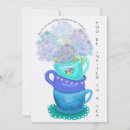 Buscar té de las señoras invitaciones Púrpura