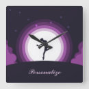 Buscar dancer relojes de pared Silhouette