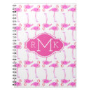 Buscar flamenco rosado cuadernos Monograma