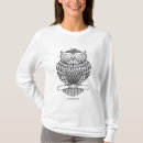 Buscar búho blanco camisetas Dibujo