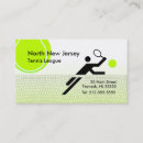 Buscar instructor del tenis tarjetas de visita Profesor