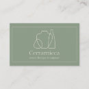 Buscar escultura tarjetas de visita Cerámica