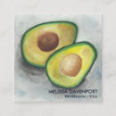 Buscar aguacate tarjetas de visita Verde