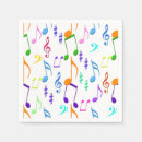 Buscar notas musicales coloridas servilletas Fiesta