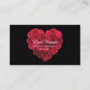 Buscar corazón rojo tarjetas de visita Clientes