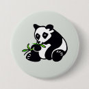 Buscar oso panda chapas Blanco y negro