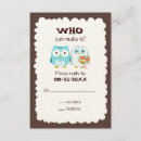Buscar búhos lindos invitaciones Guardar la fecha