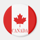 Buscar bandera canadiense imanes Hoja de arce