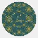 Buscar estrella verde pegatinas Monograma