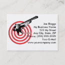 Buscar rifle tarjetas de visita Pistola