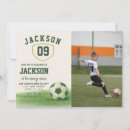 Buscar del fútbol invitaciones de cumpleaños Cualquier niño