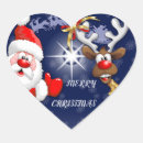 Buscar del reno corazon pegatinas Navidades