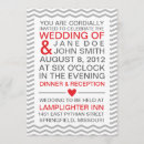 Buscar zigzag invitaciones Gris