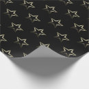 Buscar estrellas metálicas papel de regalo Elegante