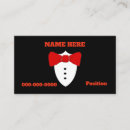 Buscar tux tarjetas de visita Formal
